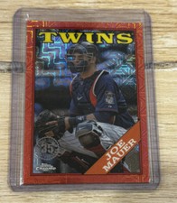 2023 Topps Update '88 Topps Silver Pack RED Refractor Joe Mauer /5  SSP 1/5