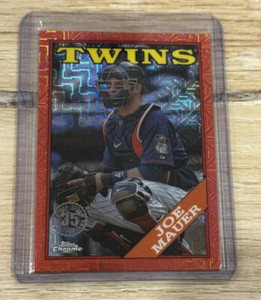 2023 Topps Update '88 Topps Silver Pack RED Refractor Joe Mauer /5  SSP 1/5