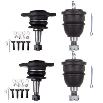 4pcs Suspension Front Lower and Upper Ball Joint For 1967-69 Pontiac Firebird Foto 1 de 4