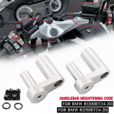 Kit elevador de manillar para BMW R1200RT/R1250RT 14~20 agarre mover abrazadera de montaje 1~5/8" Foto 1 de 4