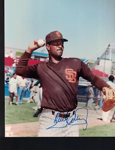 Sandy Alomar San Diego Padres Signed/Autographed 8" x 10" Photo W/COA F - Picture 1 of 1