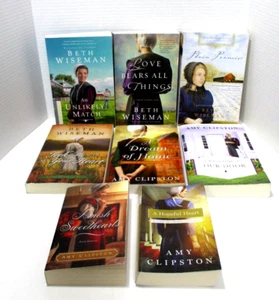 Amish Romance Beth Wiseman & Amy Clipston Paperback Book Lot X 8 - Bild 1 von 17