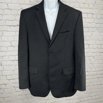 Blazer Abrigo Deportivo Pronto Uomo Negro 100% Lana 2 Botones Doble Ventilación Talla 38L Foto 1 de 4