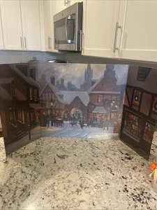 Byers Choice Carolers dreifach faltbares Brett Display 18"x 37" Lloyd Garrison 1988 - Bild 1 von 6