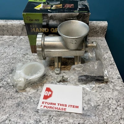 Amoladora manual para acelgas #22 ¡Nunca usada! Foto 1 de 4