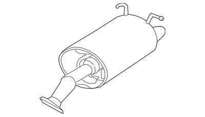 Silenciador genuino Honda 18307-T0G-A03 Foto 1 de 2