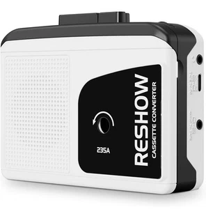 Reproductor de cassette Reshow grabadora convertidor captura MP3 audio música (102924) - Imagen 1 de 4