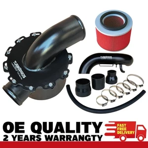 Upgrade High Flow Air Box, Filter&Intake Pipe Kit For Nissan Patrol GU ZD30 3.0L - Foto 1 di 19