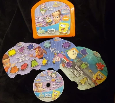 Fisher Price InteracTV DVD Leaning System Nicktoons Sponge BOB JIMMY NeutronDisk - Image 1 of 4