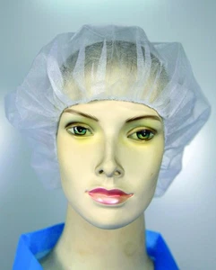 🍀 VWR 89107-770 24" Bouffant Kappe weiß Einweg Labor Medizin Dental Koffer 1000x - Bild 1 von 5