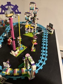 LEGO Friends Amusement Park Roller Coaster- Near Complete