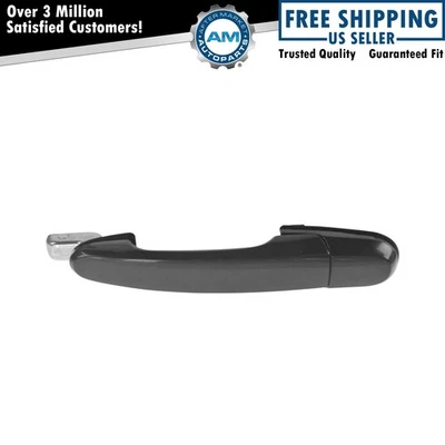 Черная задняя правая наружная дверная ручка для Hyundai Tucson 2005-2009 годов выпуска - Изображение 1 из 4