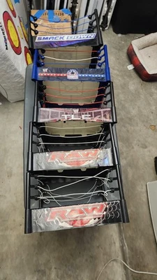 Anillo de 5 figuras de lucha libre de Mattel para Wreslters de la WWE Rings Foto 1 de 4