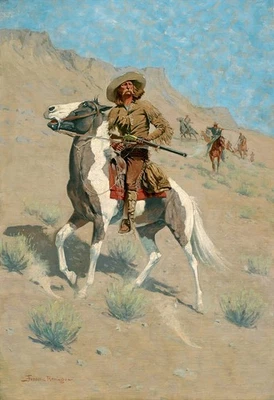Reproducción de pintura The Scout de Frederic S. Remington Foto 1 de 4