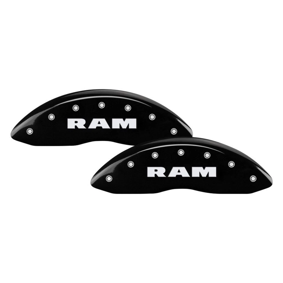 For Ram 3500 21-23 Gloss Black Caliper Covers w Ram Engraving Full Kit, 4 pcs Foto 1 de 3