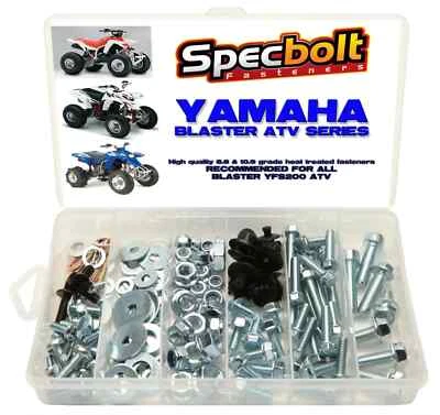 YAMAHA Blaster Bolt Kit 120pc YFS200 ATV QUAD plastics body frame SPECBOLT - Image 1 of 3