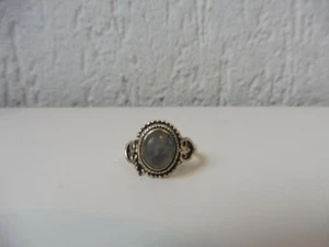 Schöner ,alter Ring , 925 Silber mit Mondstein - Bild 1 von 5