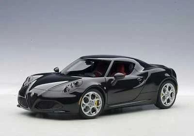 AUTOart - 1:18 Alfa Romeo 4C Black - Image 1 of 4
