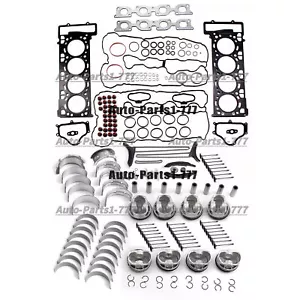 Engine Pistons Gaskets Overhaul Kit For BMW 750i X5 X6 650i F06 F12 N63 4.0L 4.4 - Picture 1 of 18