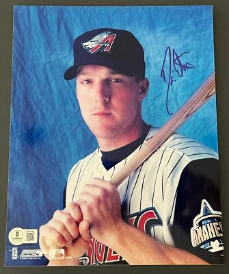 DARIN ERSTAD SIGNED LOS ANGELES ANAHEIM ANGELS 8x10 PHOTO BECKETT COA AUTOGRAPH - Image 1 of 2