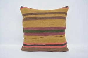 Kilim Pillow Covers, Kilim Pillow Cover, 28"x28" Beige Pillow, Kilim Pillow - Picture 1 of 6