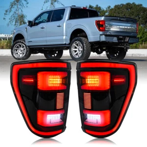Par de luces traseras LED para Ford F-150 F150 XL STX 2021-2024 luces traseras ahumadas - Imagen 1 de 12