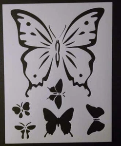 Reusable Plastic Butterfly Stencil for Crafts, Painting, DIY Projects, Decor - Picture 1 of 1