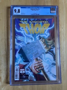 IMMORTAL THOR #4 - CGC 9.8 - ALEX ROSS COVER! - Picture 1 of 4
