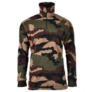 Original French army woodland camo CCE shirt fleece NEW - Picture 1 of 2