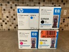 NEW GENUINE HP SET 4 COLOR TONER Q3960A Q3961A Q3962A Q3963A 2550 2820 / ULNT-7