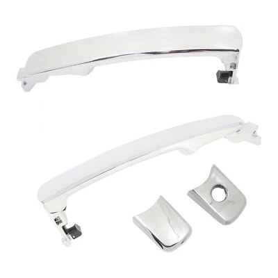 For Nissan Murano Rogue Infiniti FX35 FX45 Chrome Outside Door Handle Front Pair - Image 1 of 4