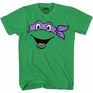 Teenage Mutant Ninja Turtles Donatello Face T-Shirt - Picture 1 of 2