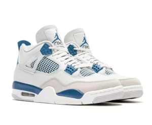 Nike Air Jordan 4 Retro Azul Militar FV5029-141 Para hombres Talla 7-11 Tenis - Imagen 1 de 6
