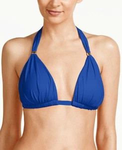 Lauren Ralph Lauren Womens Triangle Halter Bikini Top Size: 16 - Picture 1 of 2