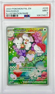 PSA 9 Paldea Evolved Maushold #226 IR - 2023 Pokemon PAL EN Sv02 226/193 - Picture 1 of 2
