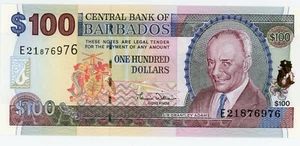 Barbados... P-65... 100 Dollari... ND (2000)... Scelta *UNC*  - Foto 1 di 2