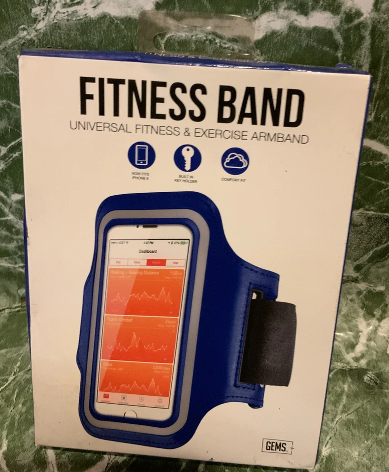 🌍 Pulseira Fitness Universal Fitness Y Exercício Braçadeira, Nova!!️ - Imagem 1 de 3