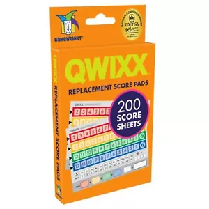 Ersatzpads mit 200 Score Sheets Qwixx Würfel oder Kartenspiel Gamewright Familie - Bild 1 von 2