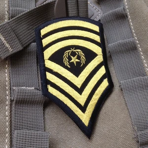 USA Army Command Sergeant Major E-9 Class A Rank Hook & Loop PATCH - Picture 1 of 6
