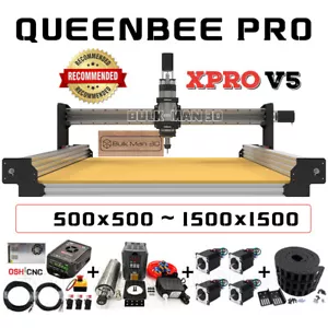 QueenBee PRO CNC Wood Router Machine Full Kit 4 Axis HGR Linear Rail Upgrade CNC - Picture 1 of 15