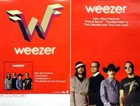 WEEZER 2009 red LP double sided tour promotional poster Flawless New Old Stock
