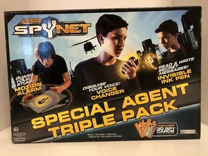 Real Tech Spy Net agente especial paquete triple cambiador de voz alarma de movimiento secreto - Imagen 1 de 1