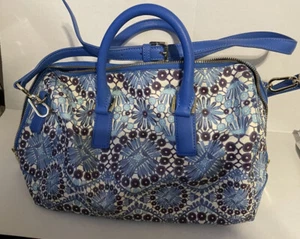 Neu mit Etikett $ 395 Tory Burch beschichtete Castillo Combo Robinson bedruckte Dreieckstasche Beuteltasche - Bild 1 von 6