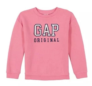 Gap Kids Girls Toddler Logo Fleece Pink Sweatshirt, Size 5T, NWOT, Free Shipping - Picture 1 of 3