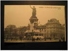 Place of The Republique Paris Post Card France