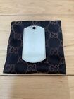 GUCCI dog tags Pendant necklace SV925 Authentic #3304