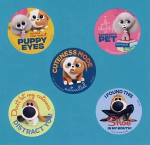 10 Secret Life of Pets 2 Puppies - Large Stickers - Party Favors - Dogs - Picture 1 of 1