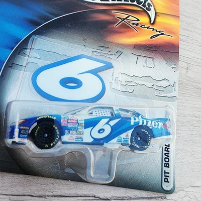 🏁🏁Hot Wheels Racing 1/64 NASCAR diecast #6 Pfizer Mark Martin 🏁🏁 Free Ship!! - Image 1 of 3