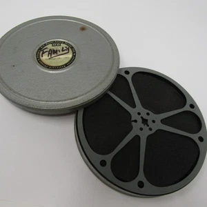 Mulinello pellicola 16mm vintage scuola superiore basket 1952 metallo IL famiglia casa film - Foto 1 di 5