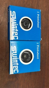 TWO Swintec PrintWheels : Mini Gothic 15 & Prestiage Elite 12 - Picture 1 of 3